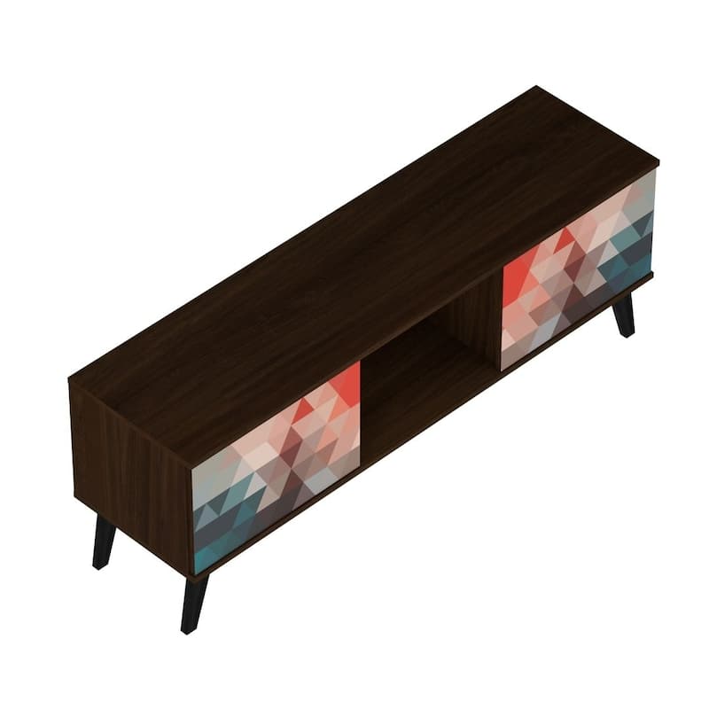 Manhattan Comfort Takajarvi Mid Century Modern Media Cabinet