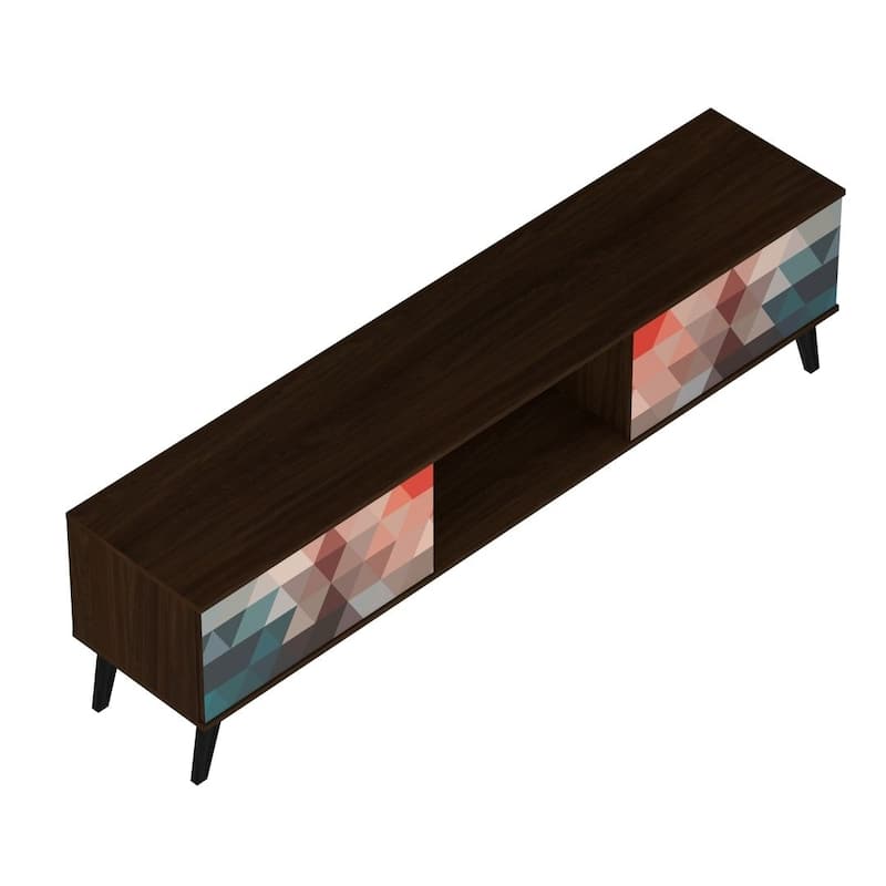 Manhattan Comfort Takajarvi Mid Century Modern Media Cabinet