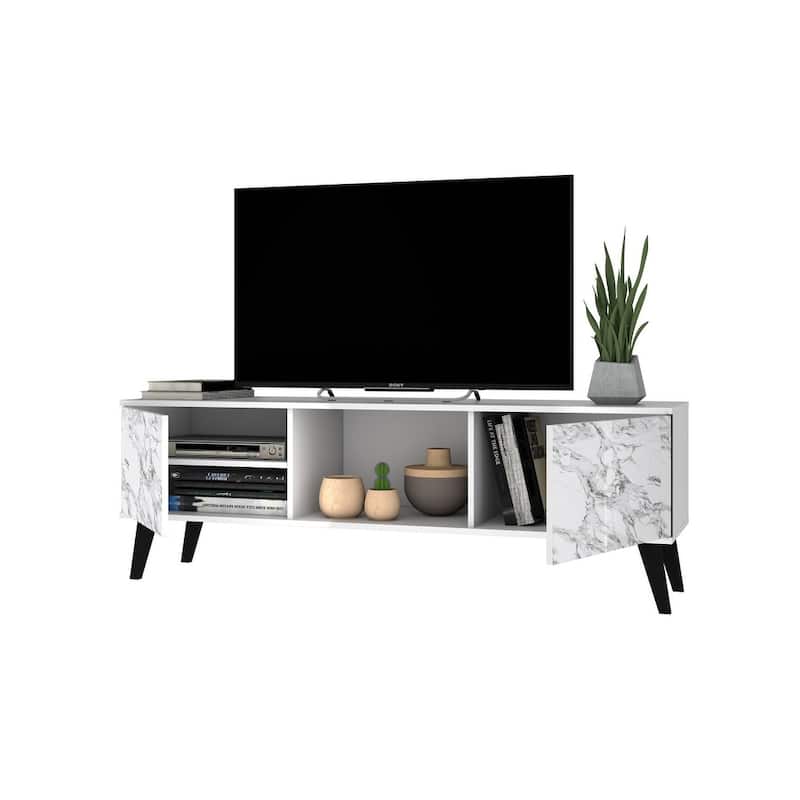 Manhattan Comfort Takajarvi Mid Century Modern Media Cabinet