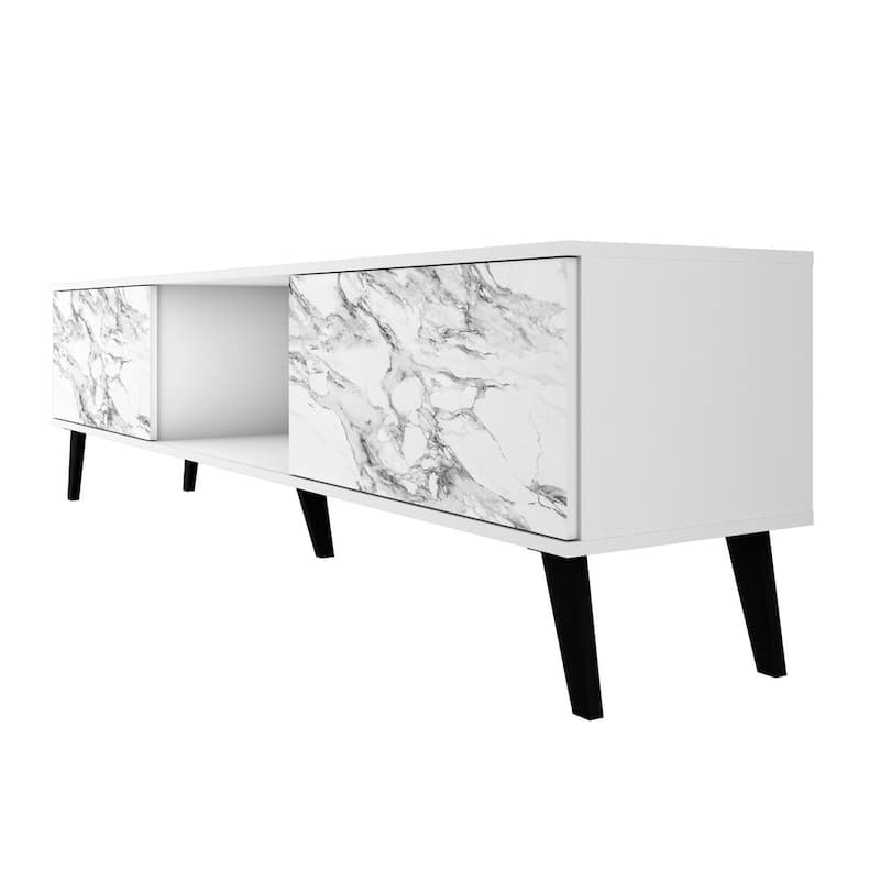 Manhattan Comfort Takajarvi Mid Century Modern Media Cabinet