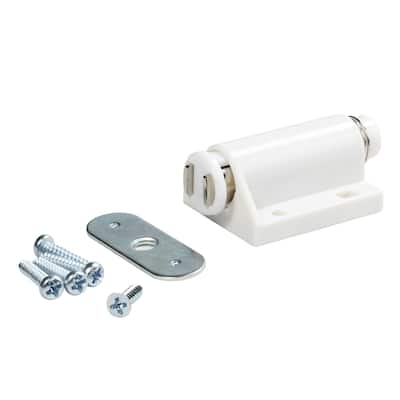 2 Pack Magnetic Door Touch Push Latch Catch White