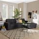 preview thumbnail 11 of 15, Langley Modern Upholstered Sofa