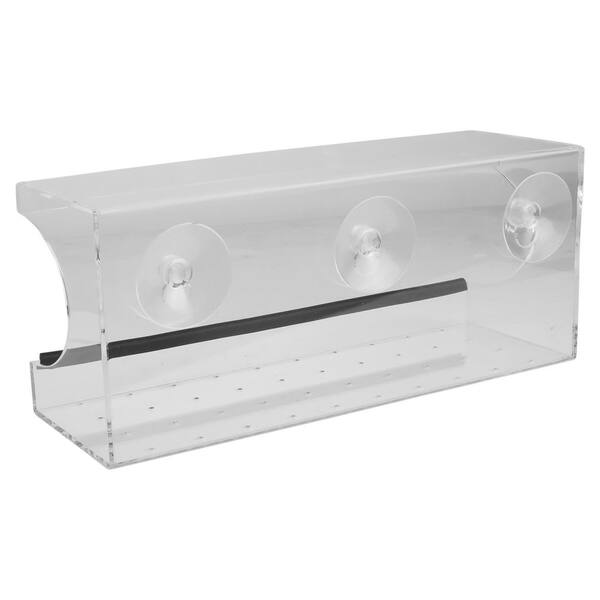 Shop Evelots Window Bird Feeder See Thru 12 Inch 3 Strong Suction