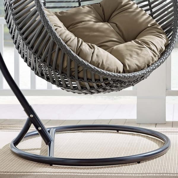 Iwal Teardrop Outdoor Patio Swing Chair By Havenside Home On Sale Overstock 28733939