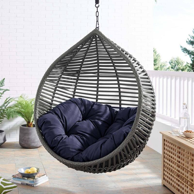 Iwal Teardrop Outdoor Patio Swing Chair by Havenside Home