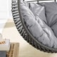 preview thumbnail 5 of 23, Iwal Teardrop Outdoor Patio Swing Chair by Havenside Home