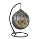 preview thumbnail 8 of 23, Iwal Teardrop Outdoor Patio Swing Chair by Havenside Home