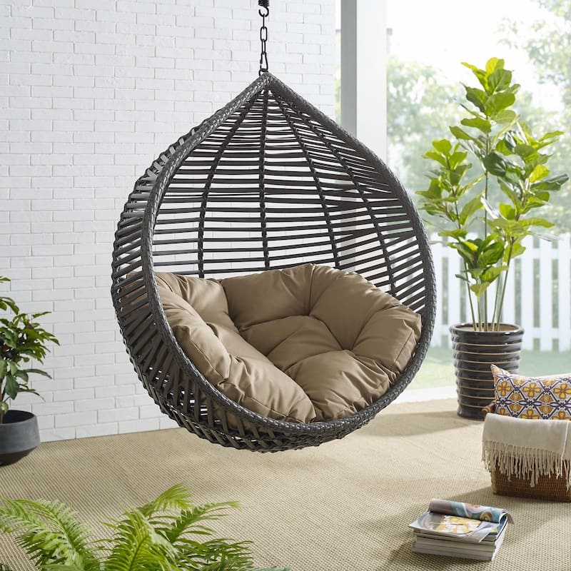 Iwal Teardrop Outdoor Patio Swing Chair by Havenside Home