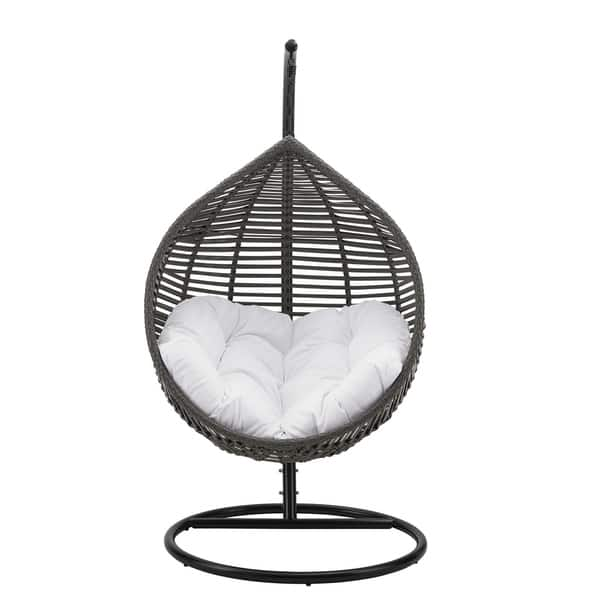 Iwal Teardrop Outdoor Patio Swing Chair By Havenside Home On Sale Overstock 28733939