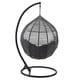 preview thumbnail 16 of 23, Iwal Teardrop Outdoor Patio Swing Chair by Havenside Home