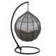 preview thumbnail 9 of 23, Iwal Teardrop Outdoor Patio Swing Chair by Havenside Home