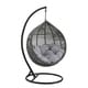 preview thumbnail 2 of 23, Iwal Teardrop Outdoor Patio Swing Chair by Havenside Home