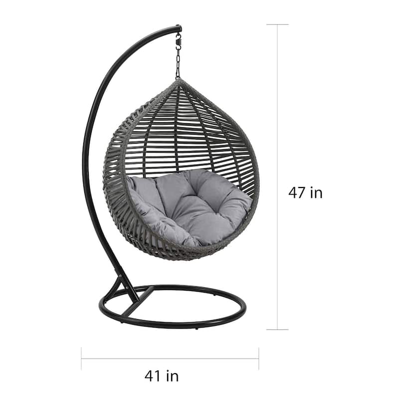 Iwal Teardrop Outdoor Patio Swing Chair by Havenside Home