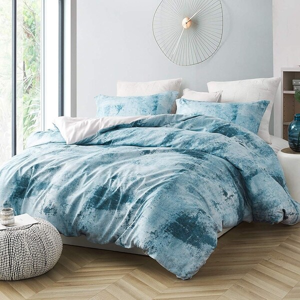 Brucht Designer Supersoft Oversized Duvet Cover Moonrise Blue/Gray