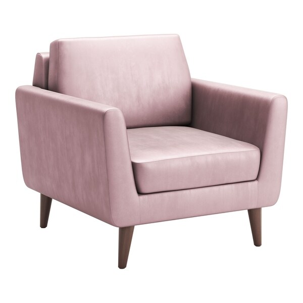 overstock pink velvet chair