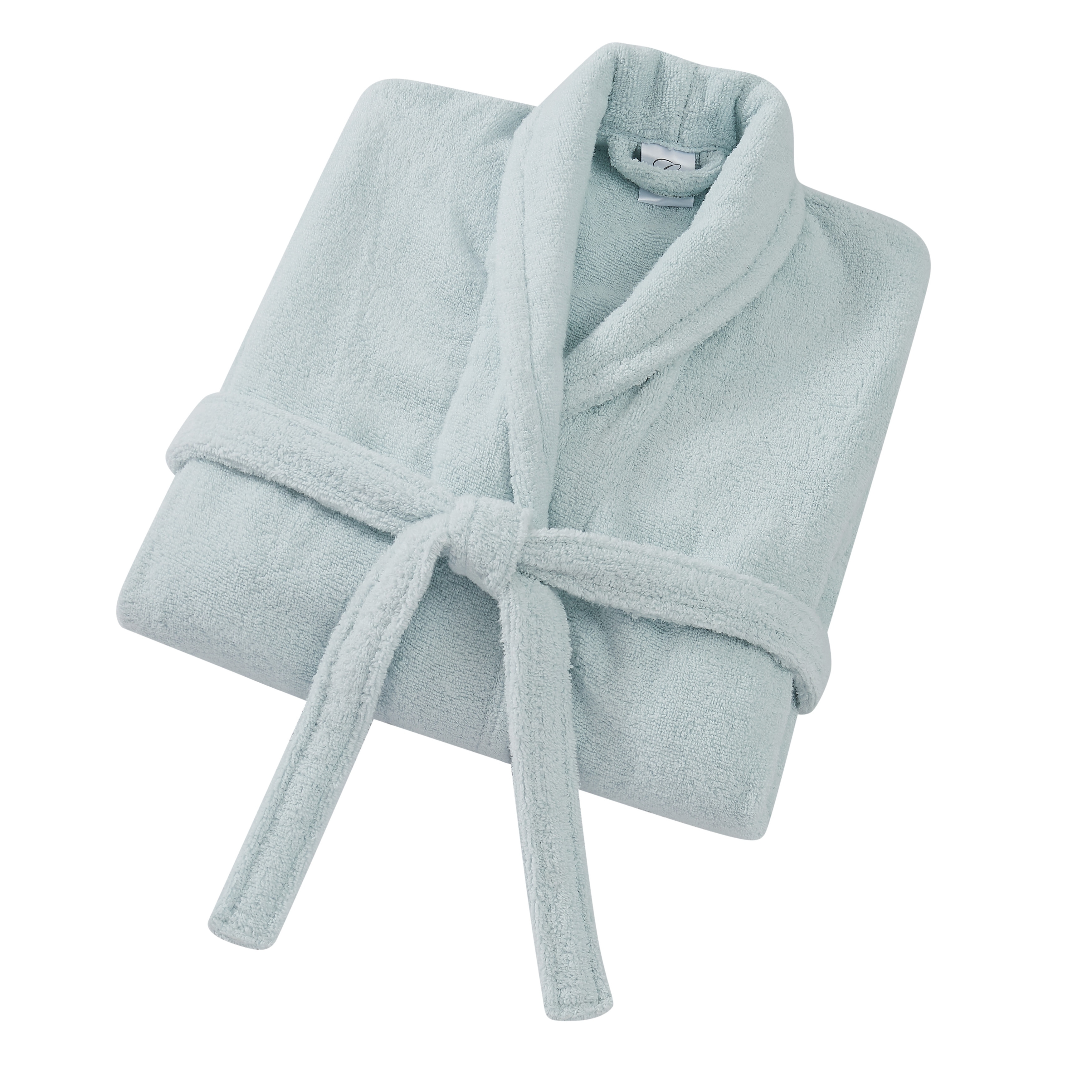 L/XL Luxe Zero Twist Bath Robe Blue - Charisma
