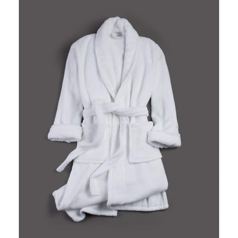 Charisma Luxe Zero Twist Bath Robe - Sm/Med - White