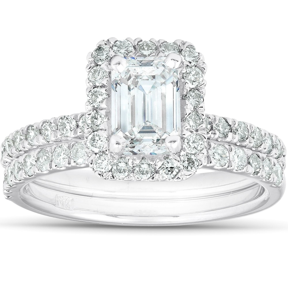 1 CT DIAMOND ENGAGEMENT Bridal RING 14K WHITE GOLD TONED Women/'s Ring Size 4.5