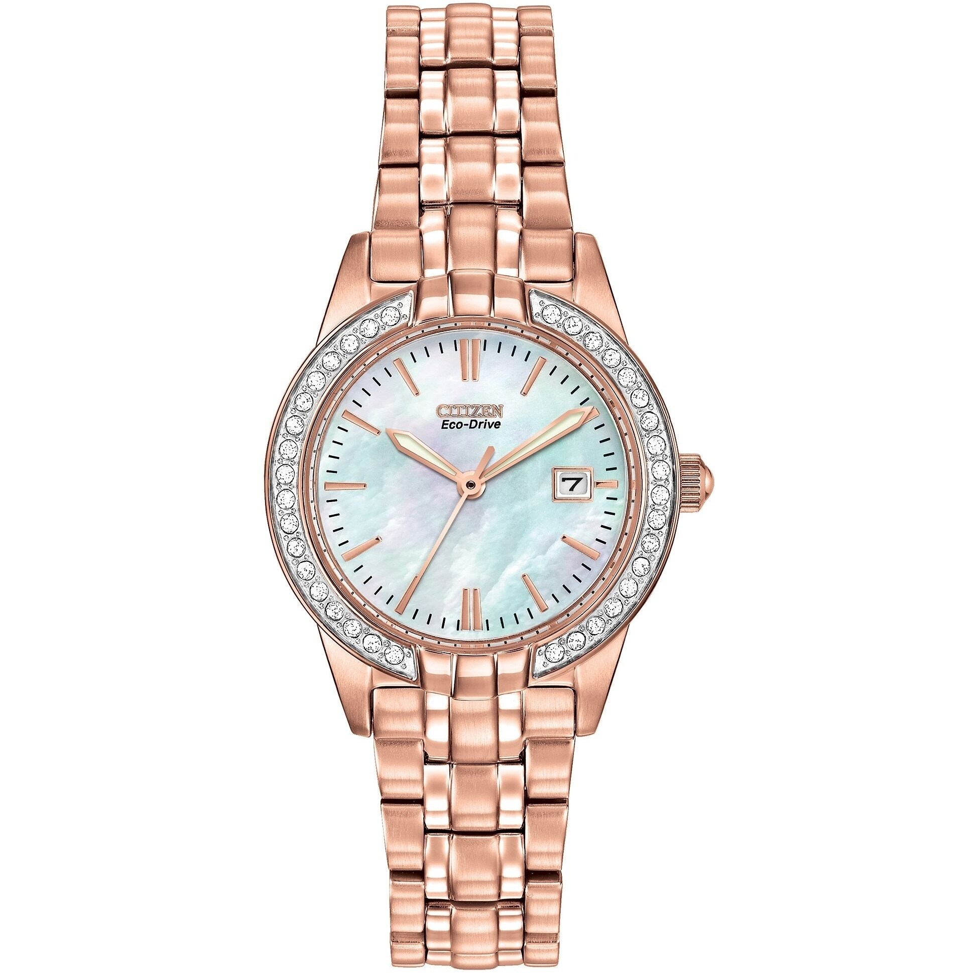 citizen rose gold watch womens