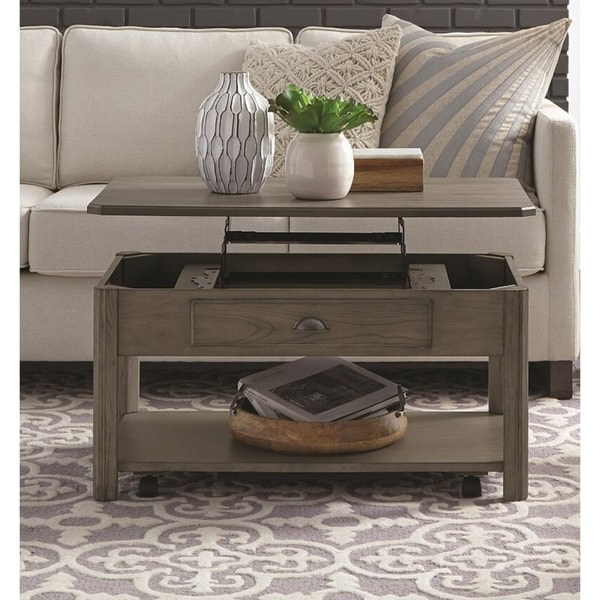 Shop Solid Wood Lift Top Coffee Table - Free Shipping ...