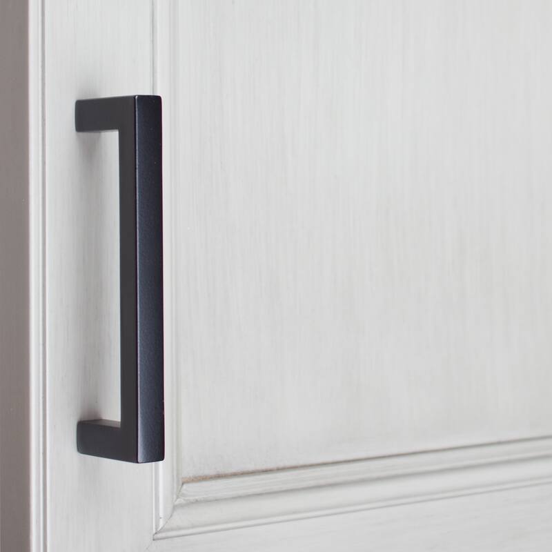GlideRite 25-Pack 3-3/4-inch Center Solid Square Cabinet Pull
