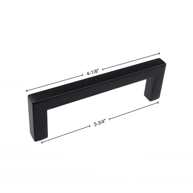 GlideRite 25-Pack 3-3/4-inch Center Solid Square Cabinet Pull