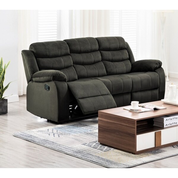 Suede recliner sofa Clearance