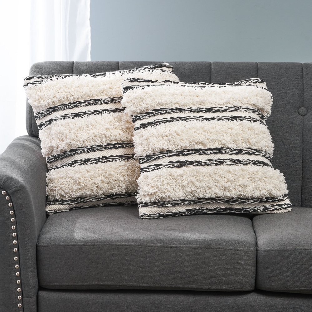 Grey Faux Fur Throw Pillows - Bed Bath & Beyond