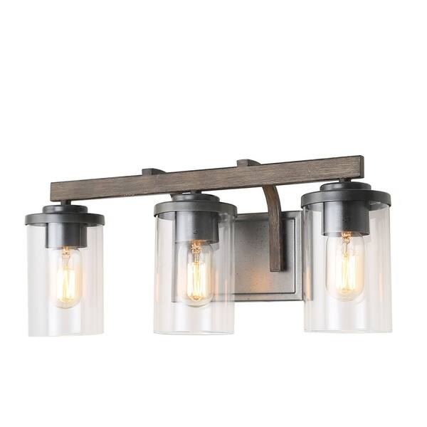 Shop Carbon Loft Featherstone 3 Light Rustic Bath Vanity Light