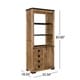 preview thumbnail 3 of 8, Cabrini Modern Industrial Mango Wood Bookcase by Christopher Knight Home - 35.50"W x 18.50"D x 83.00"H