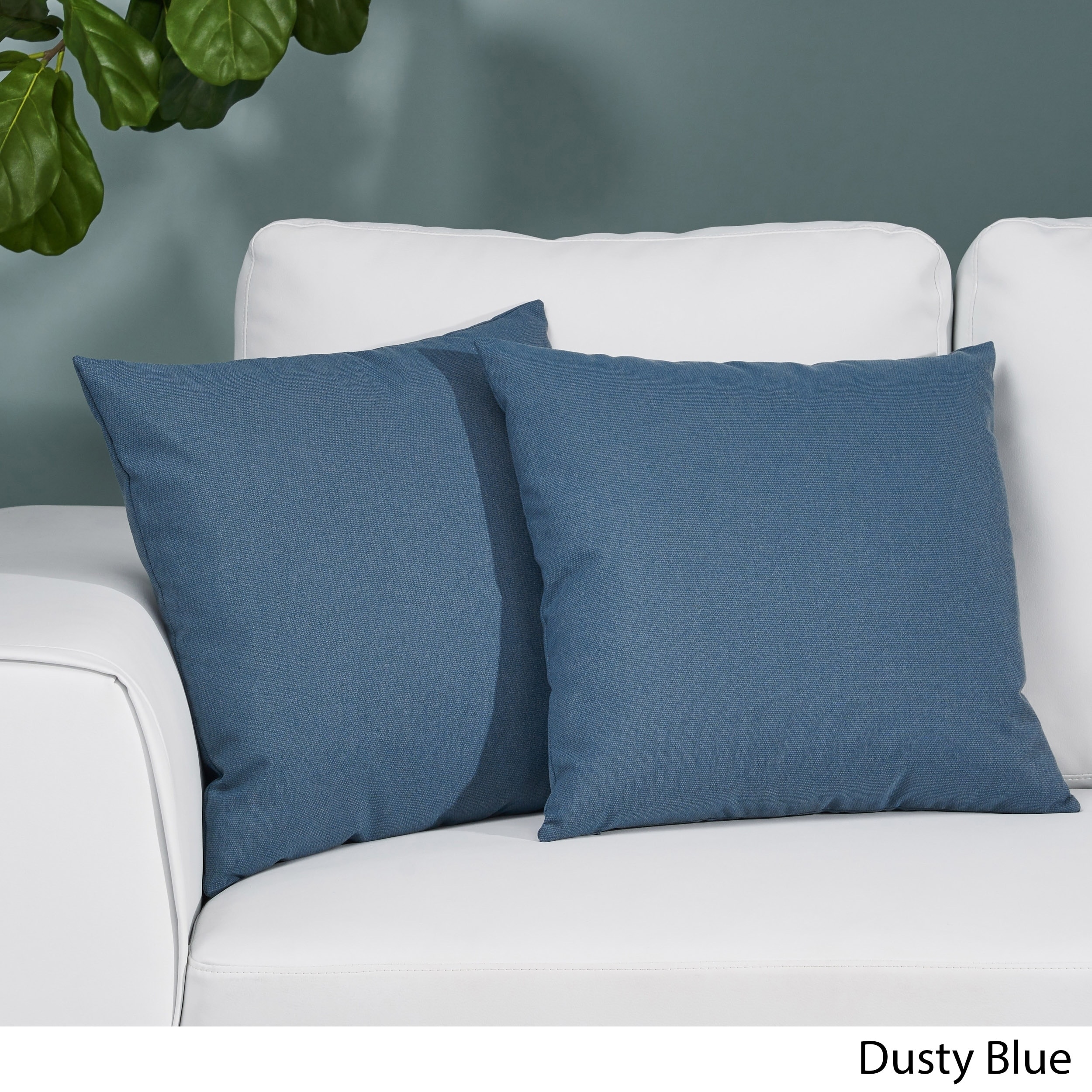 Dusty cheap blue pillows