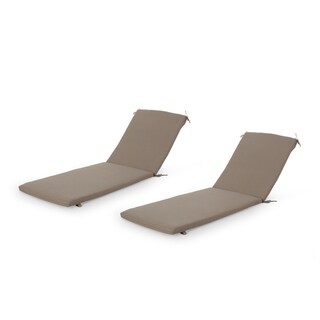 Cape Coral Outdoor Lounge Cushion (Set of 2) by Christopher Knight Home