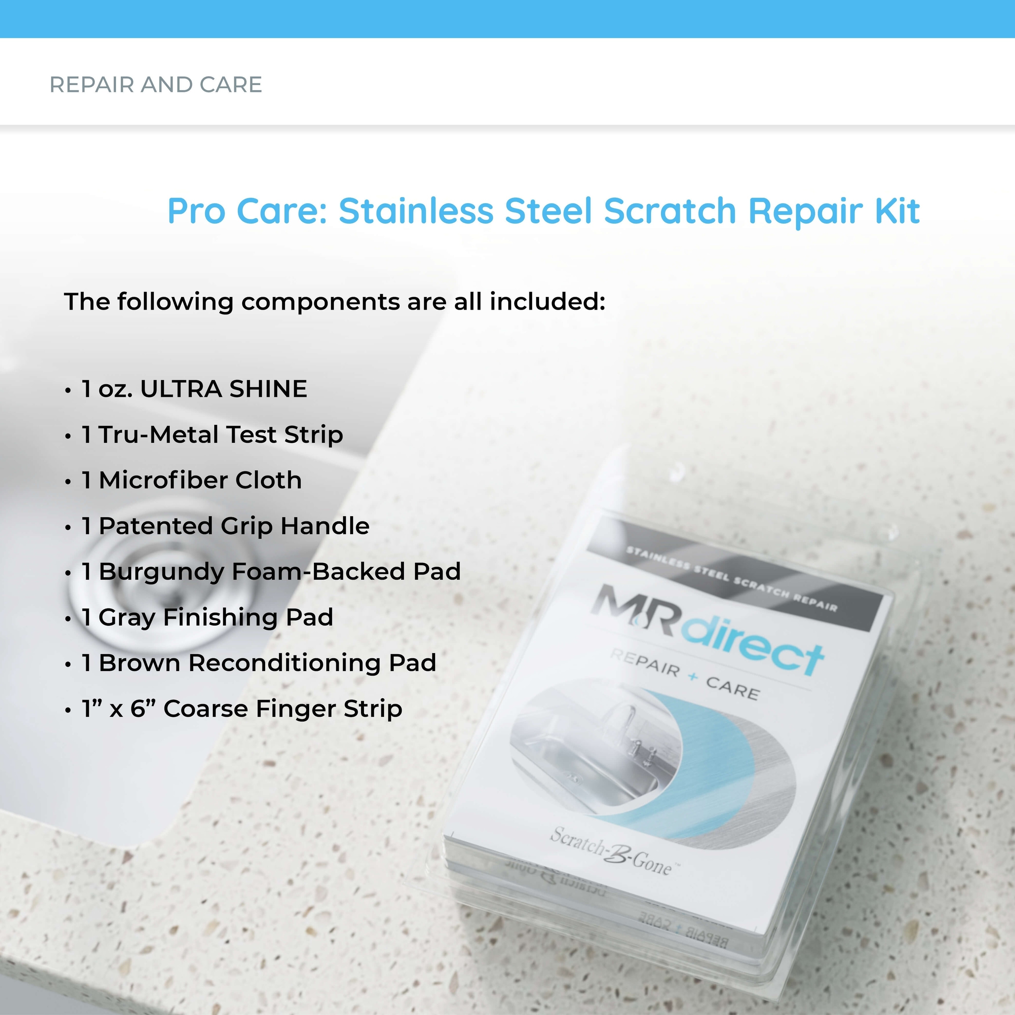 Pro Care: Stainless Steel Scratch Repair Kit - On Sale - Bed Bath & Beyond  - 28740093