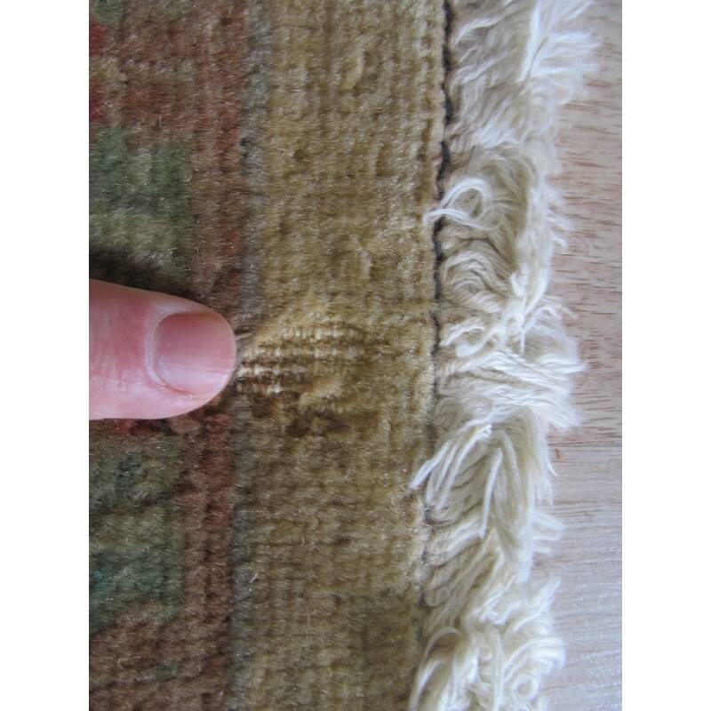 Beige/pink Hand-knotted Wool Traditional Peshawar Rug - 9' 1 x 12' 2
