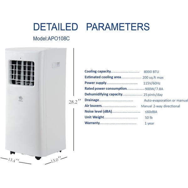 200 sq ft room air conditioner