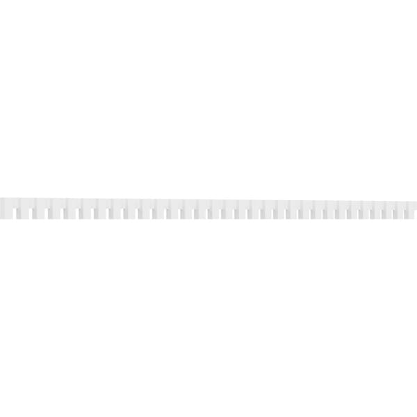 3"H x 1"P x 93"L Matthews PVC Dentil Block Trim