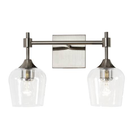 Margaux 2-light Satin Nickel Bath Light