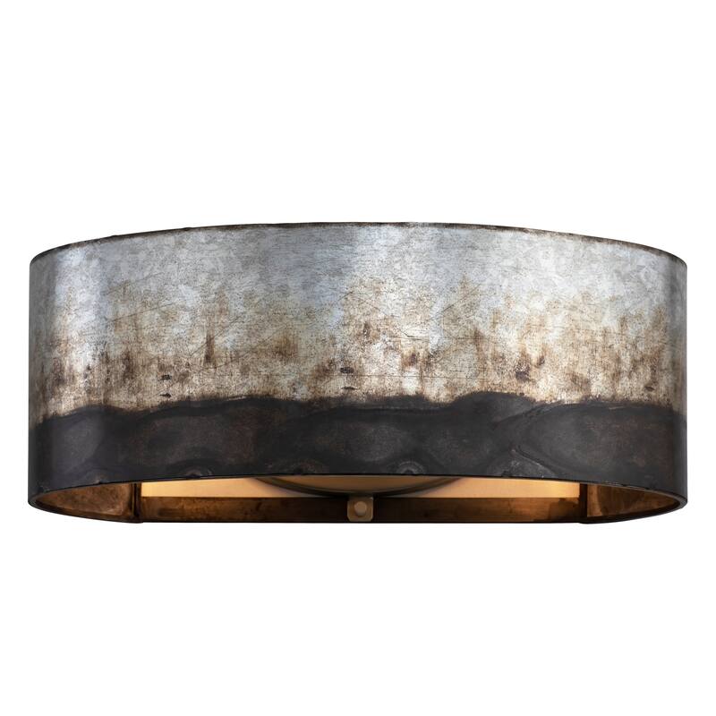 Cannery 2-light Ombre Galvanized Bath Light