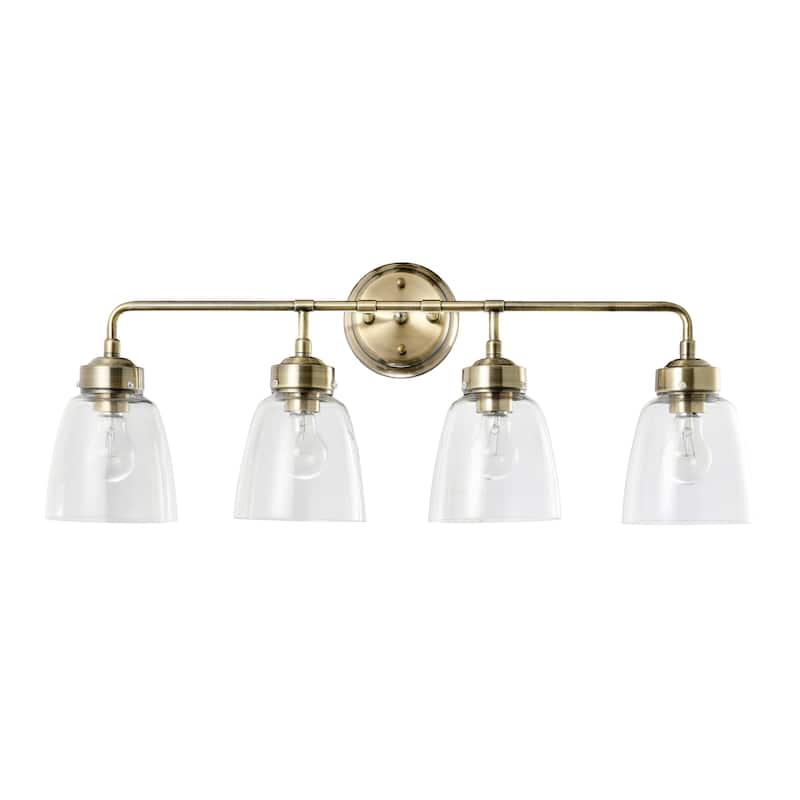 Helena 4-light Antique Brass Bath Light