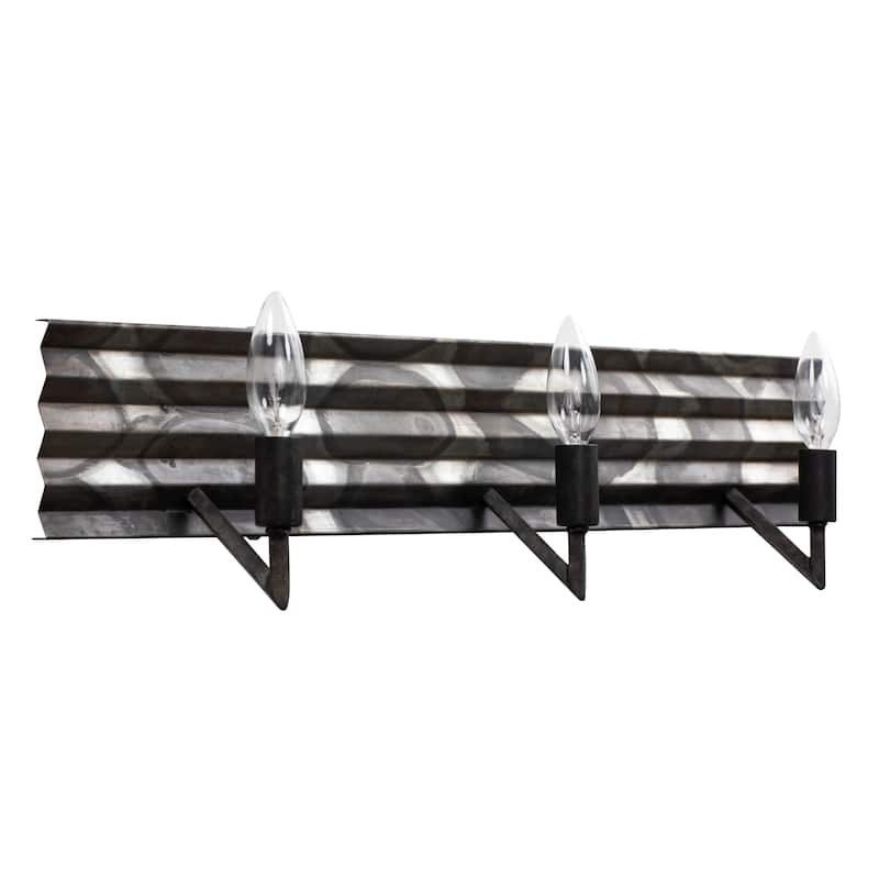 Flynne 3-light Ombre Galvanized Bath Light