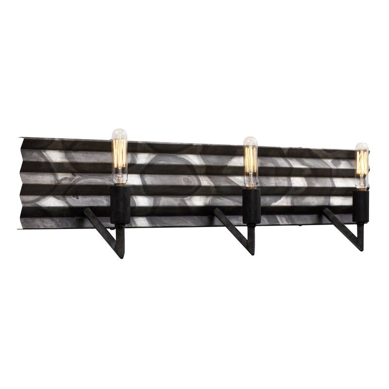 Flynne 3-light Ombre Galvanized Bath Light