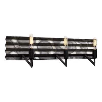 Flynne 3-light Ombre Galvanized Bath Light