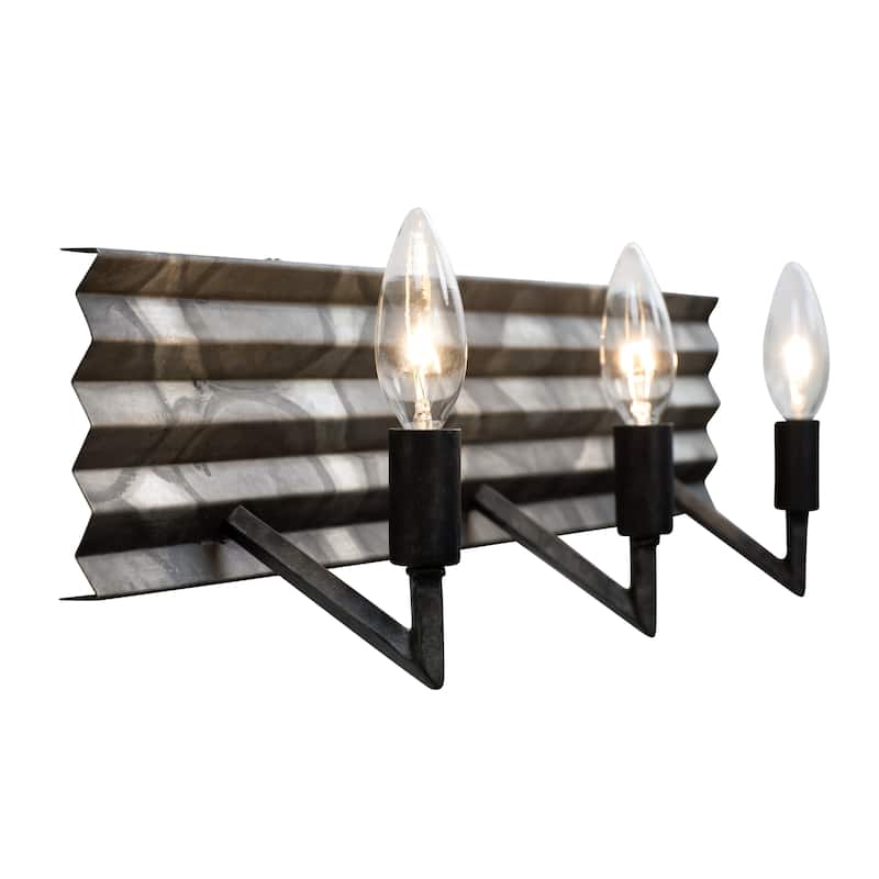 Flynne 3-light Ombre Galvanized Bath Light
