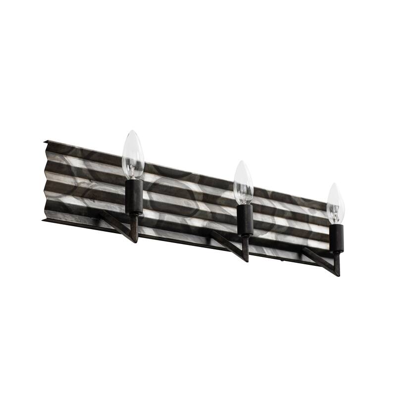 Flynne 3-light Ombre Galvanized Bath Light