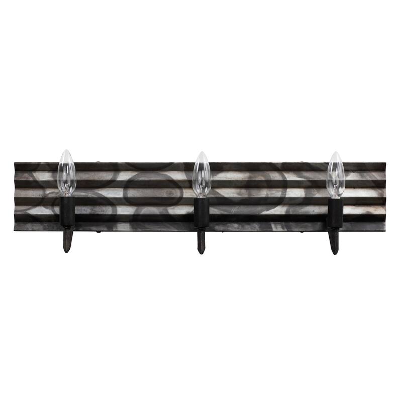 Flynne 3-light Ombre Galvanized Bath Light