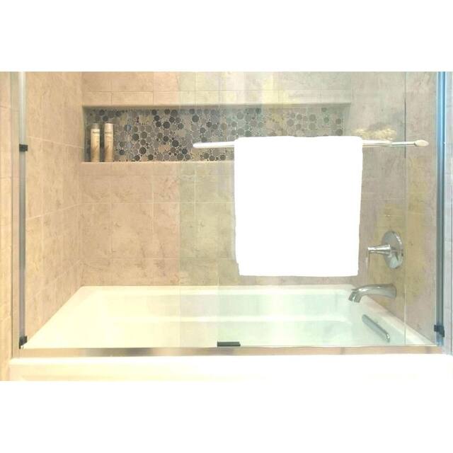 Ready For Tile Waterproof Leak Proof 14" x 50" Square Bathroom Recessed Shower Niche - Flush Mount Installation