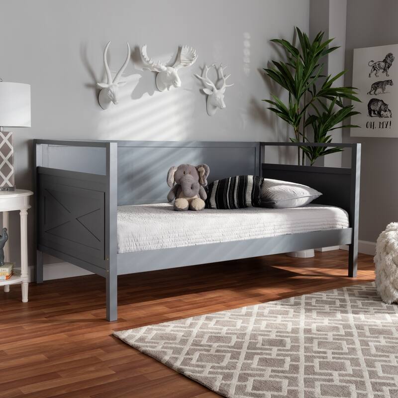The Gray Barn Silver Fox Cottage Farmhouse Wood Daybed