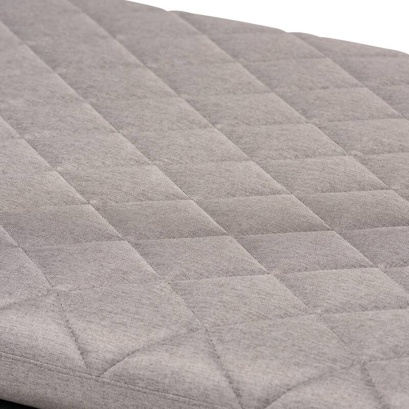 Marit Mid-Century Modern Upholstered Wood Daybed