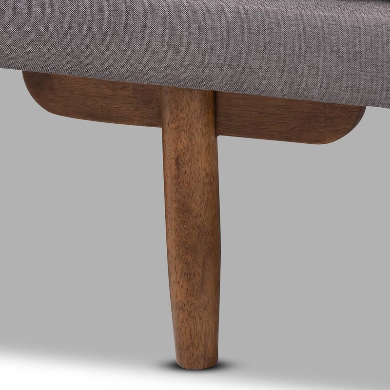 Marit Mid-Century Modern Upholstered Wood Daybed