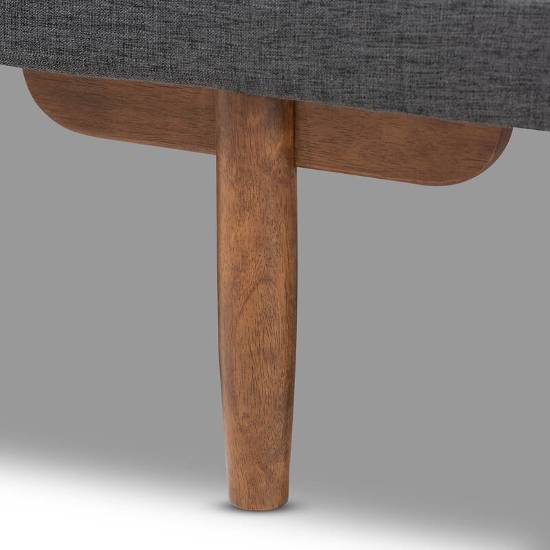 Marit Mid-Century Modern Upholstered Wood Daybed